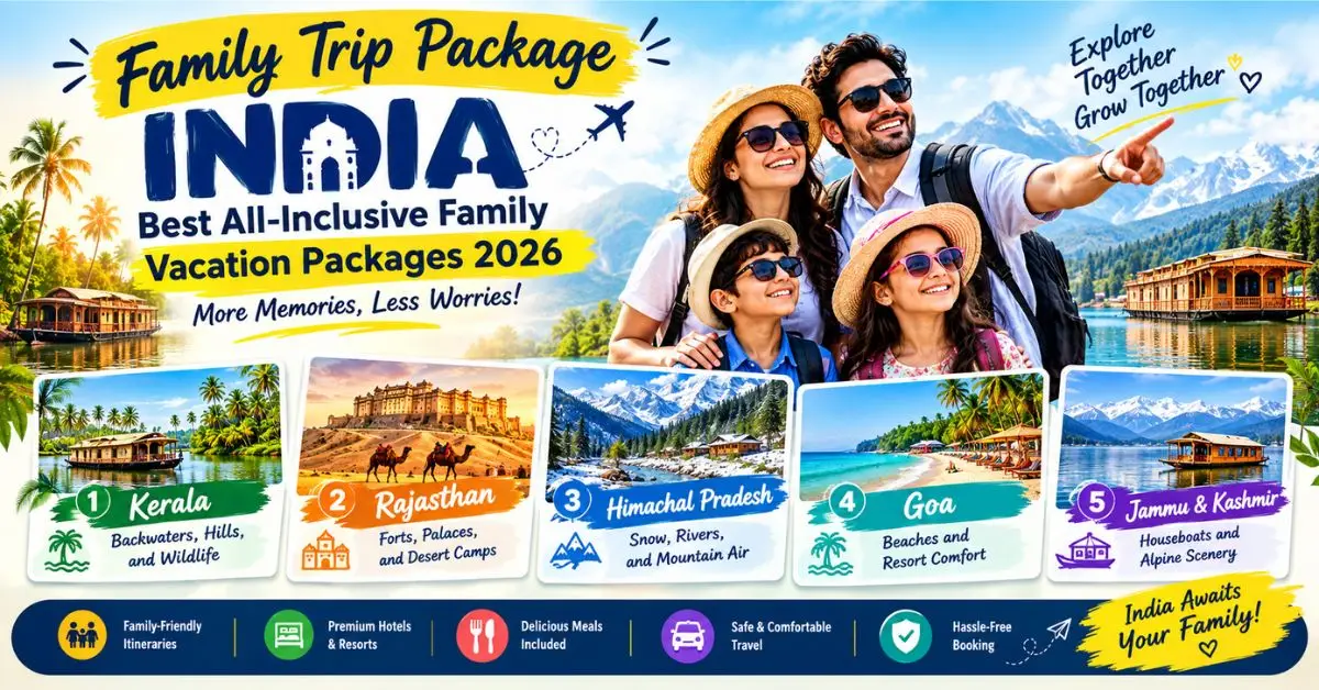 Family Trip Package India: Best All-Inclusive Family Vacation Packages 2026